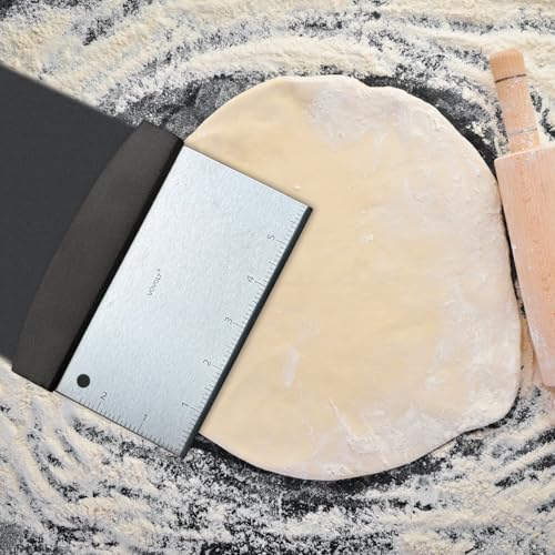 Multipurpose Bench Scraper Kitchen Utensil for Flat Top Griddle