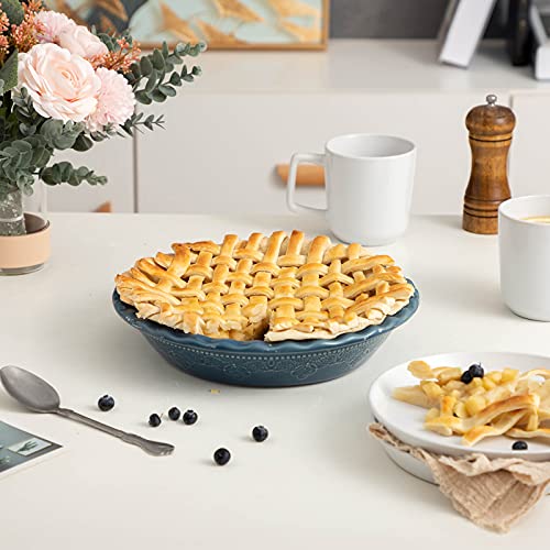 Pie Pan 9 Inch Ceramic Pie Dish (2 Count)