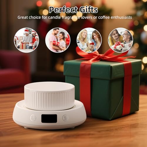 Coffee Mug Warmer for Desk Timer Candle Warmer Lamp Scented Wax Melt Melter