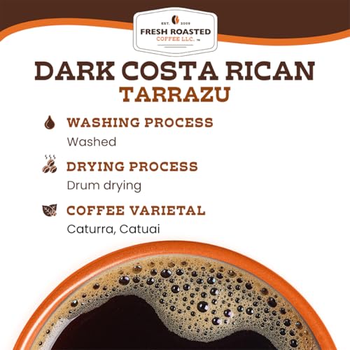 Dark Costa Rican Tarrazu Whole Bean Coffee (80 Ounce)