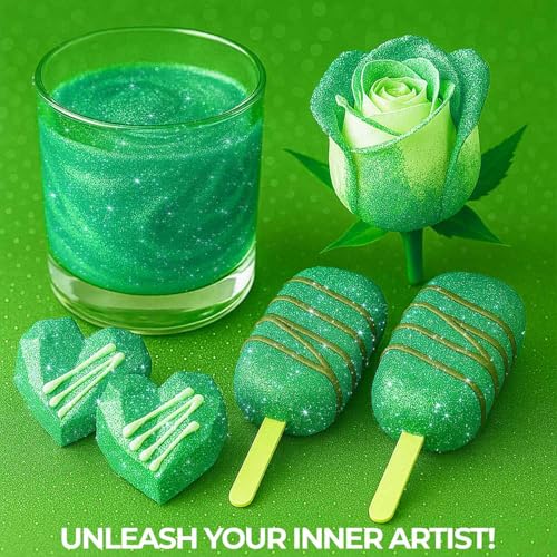 Green Edible Glitter for Drinks 20g