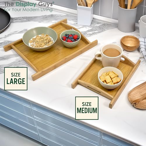 Natural Bamboo Serving Tray w