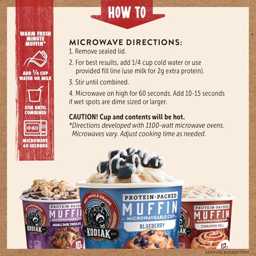Kodiak Muffin Cup Variety Pack (28.32 Ounce)
