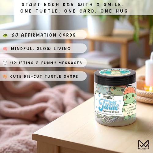 Positive Jar 60 Positive Affirmation Cards Funny Mothers Day Gifts for Mom From Daughter Son Sister Friend Coworkers Nurse Teachers Appreciation Gifts Cinco De Mayo
