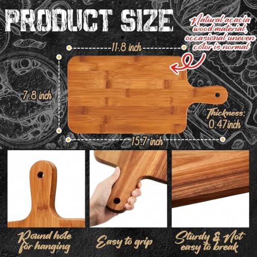 10 Pcs Cutting Boards with Handle (10 Count)