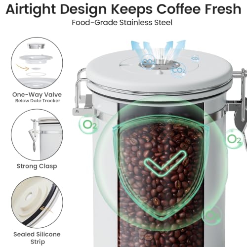 Coffee Canister with Window