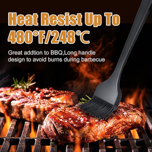 Silicone Basting Brush for Cooking 2 Pcs Pastry Brush for Grilling