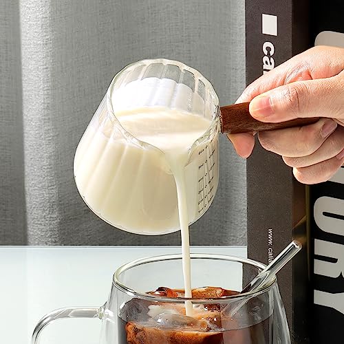 6 oz Glass Measuring Cups with Spout (6 Ounce)