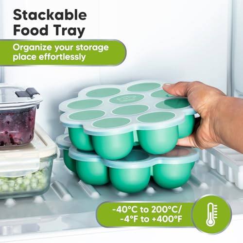 Silicone Food Freezer Trays with Lid