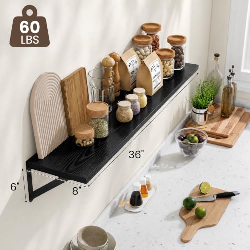 Wall Mounted Floating Shelves Set of 2 (2 Count)