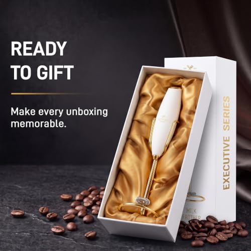 Powerful Milk Frother Wand With Duracell Batteries