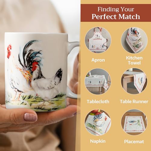 Coffee Mug with Handles Tea Cups (2 Count)