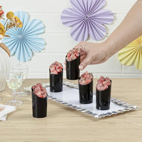 3 Ounce Shot Glasses 100 Round Incline Cups (100 Count)