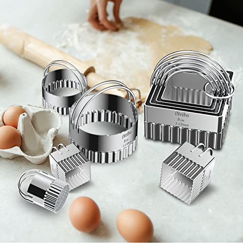 Fluted Edge Biscuit Cutter Set