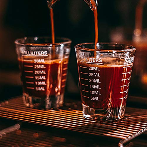 Shot Glasses Measuring cup Espresso Shot Glass Liquid Heavy Wine 2 Pack 26