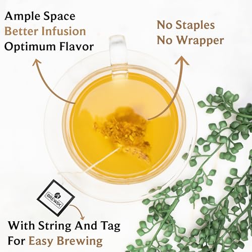 Turmeric Ginger Herbal Tea Bags (50 Count)
