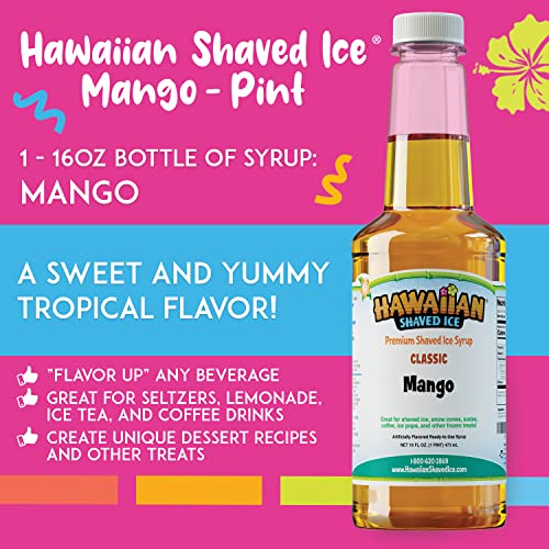 Mango Syrup Nut Soy Dairy Free (16 Fl Oz)