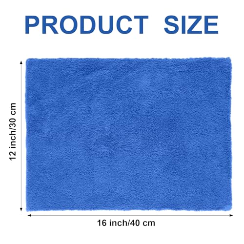 30 Pcs 12 x 16 Inch Edgeless Microfiber Plush Towels for Cars Detailing Drying Wash Polishing Absorbent Cleaning Cloths (30 Count)