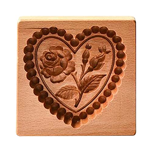 Wooden Cookie Biscuit Mold