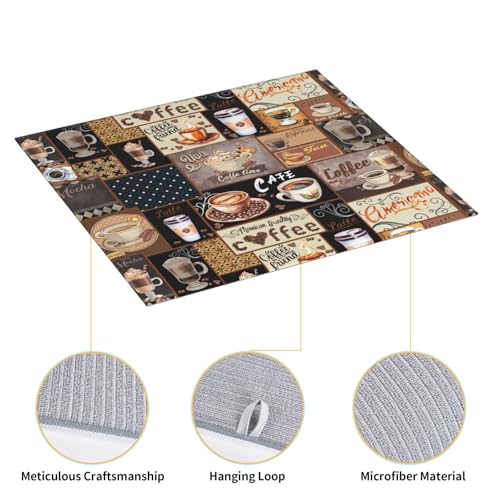 Boho Coffee Dish Drying Mat