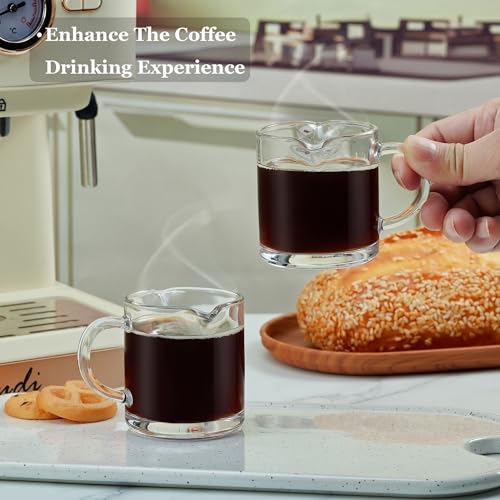 Ackers Clear Espresso Cups Set of 2 (2 Count)