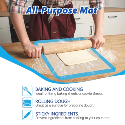 3 Pack Silicone Baking Mats (3 Count)