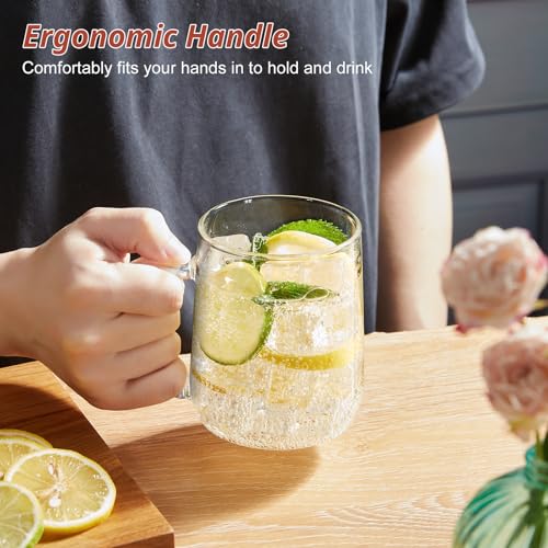 Glass Coffee Mugs (2 Count)