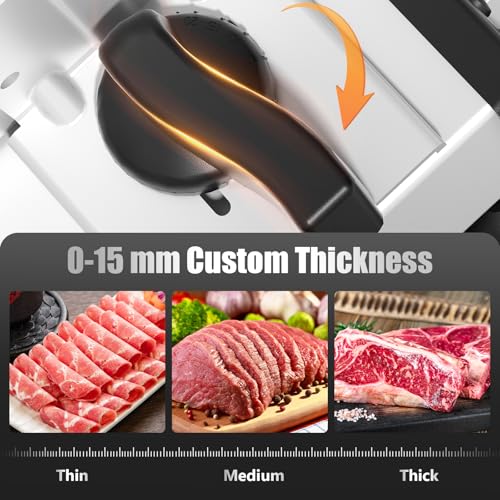 Meat Slicer Two 7.5” Stainless Steel Blades