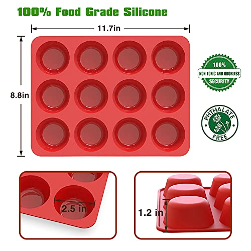 2 Pack Silicone Muffin Pans (2 Count)