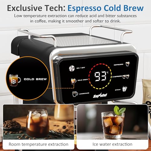 20 Bar Espresso Machine with Detachable Milk Frother
