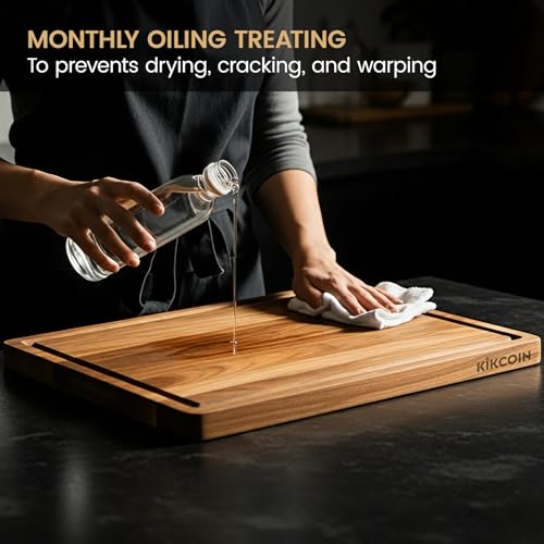 Acacia Wood Cutting Board Set of 3 (3 Count)