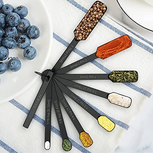 Black Measuring Cups & Spoons Set of 21