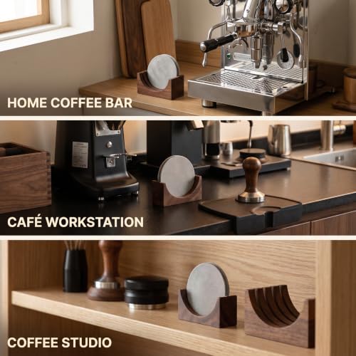 Espresso Puck Screen Walnut