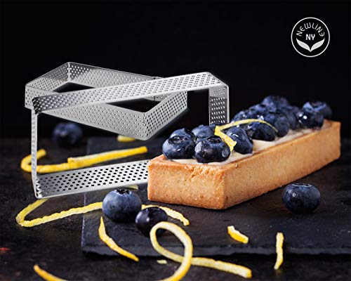NewlineNY Stainless Steel 6 Pcs Perforated Oval