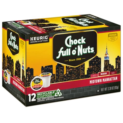 K-Cup Pods - Midtown Manhattan, 6 Packs of 12 K-Cup Pods (72 Count)