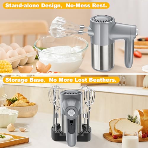 Cordless Electric Hand Mixer (6 Count)