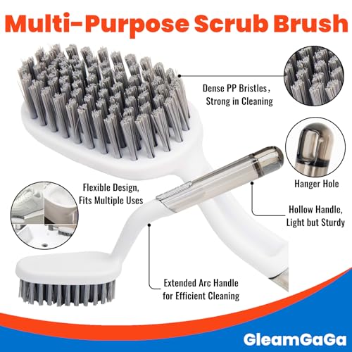 3 Pack Shower Brush for Cleaning (3 Count)
