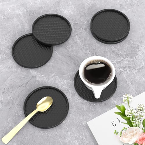Silicone Coffee Mat with 6 Coasters (7 Count)