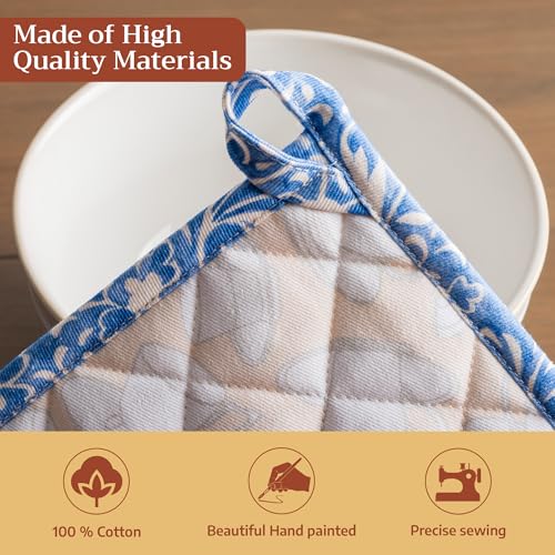 Pot Holders 100% Cotton Potholders (2 Count)