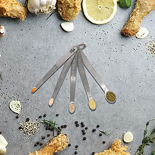 3PCS 1/8tsp(0.625ml) Mini Measuring Spoon, Small Teaspoon for Tiny Amounts (3 Count)