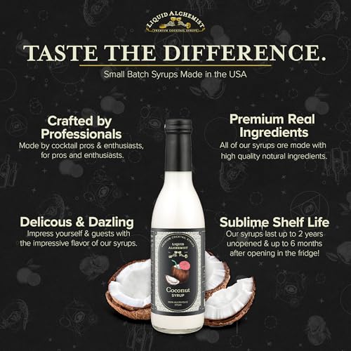 Coconut Syrup for Cocktails (12.7 Fl Oz)