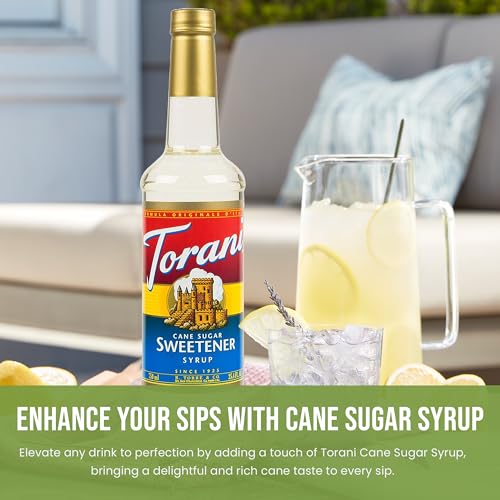 Jimoco® Syrup Pump Dispenser + Torani® Cane Sugar Syrup (25.4 Fl Oz)
