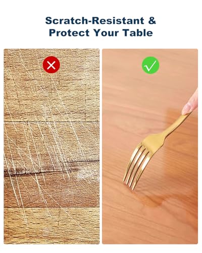 Crystal Clear Plastic Table Cover Protector