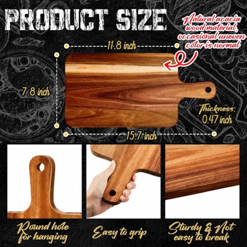 20 Pcs Cutting Boards with Handle (20 Count)