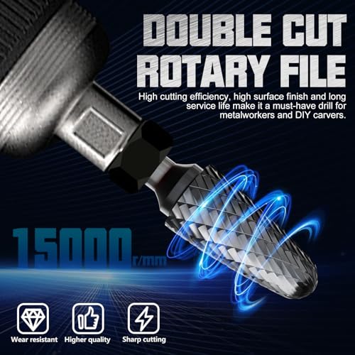 Arc Cylinder with Ball Top Die Grinder Bit