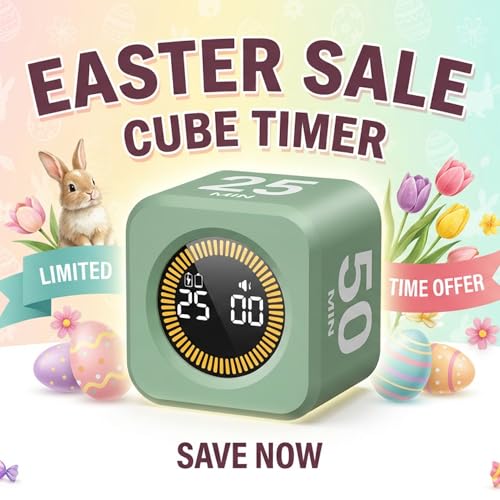 Pomodoro Cube Timer Productivity Visual Timer