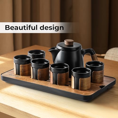 Japanese Chinese Tea Set 6 x 3.4 oz