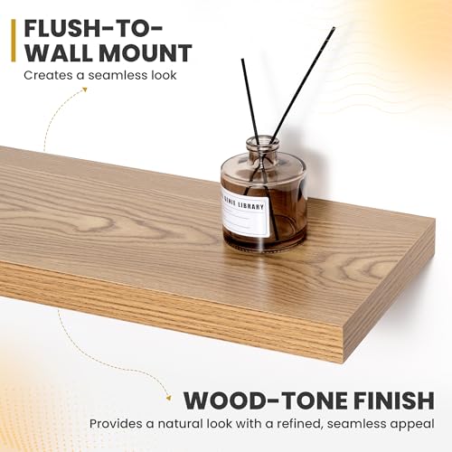 72 Inch Floating Shelves (2 Count)