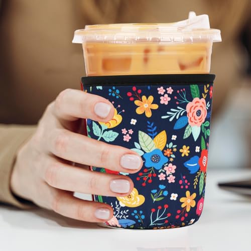 Reusable 3 Pack Iced Coffee Cup Sleeve (3 Count)