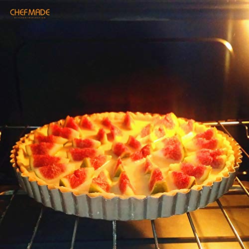 9.5 Inch Round Tart Pan with Removable Loose Bottom